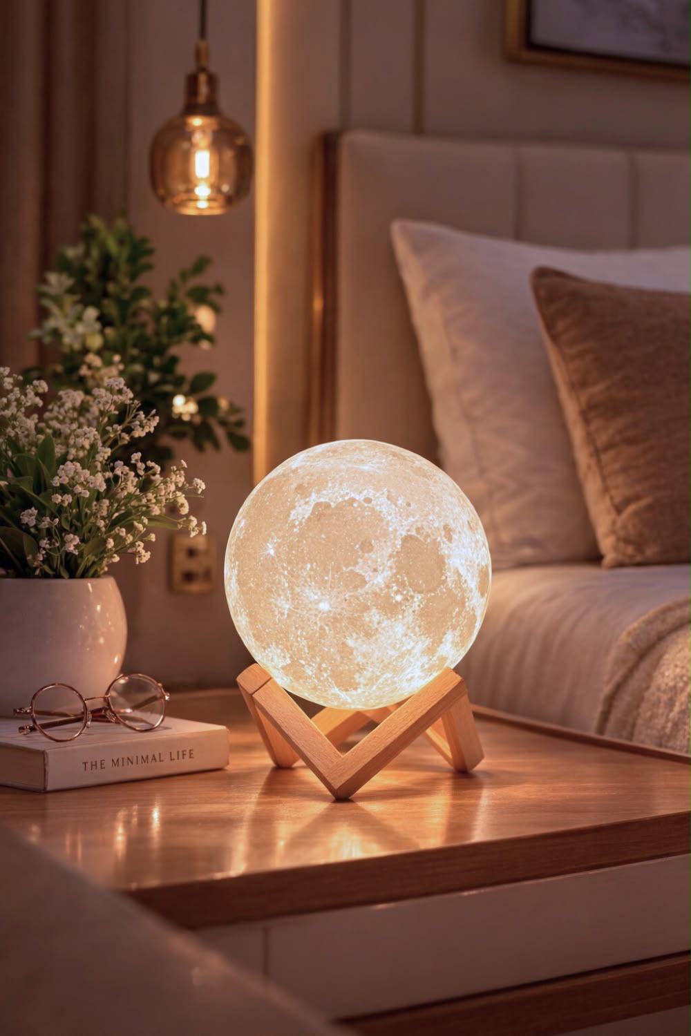 3D Moon Night Light