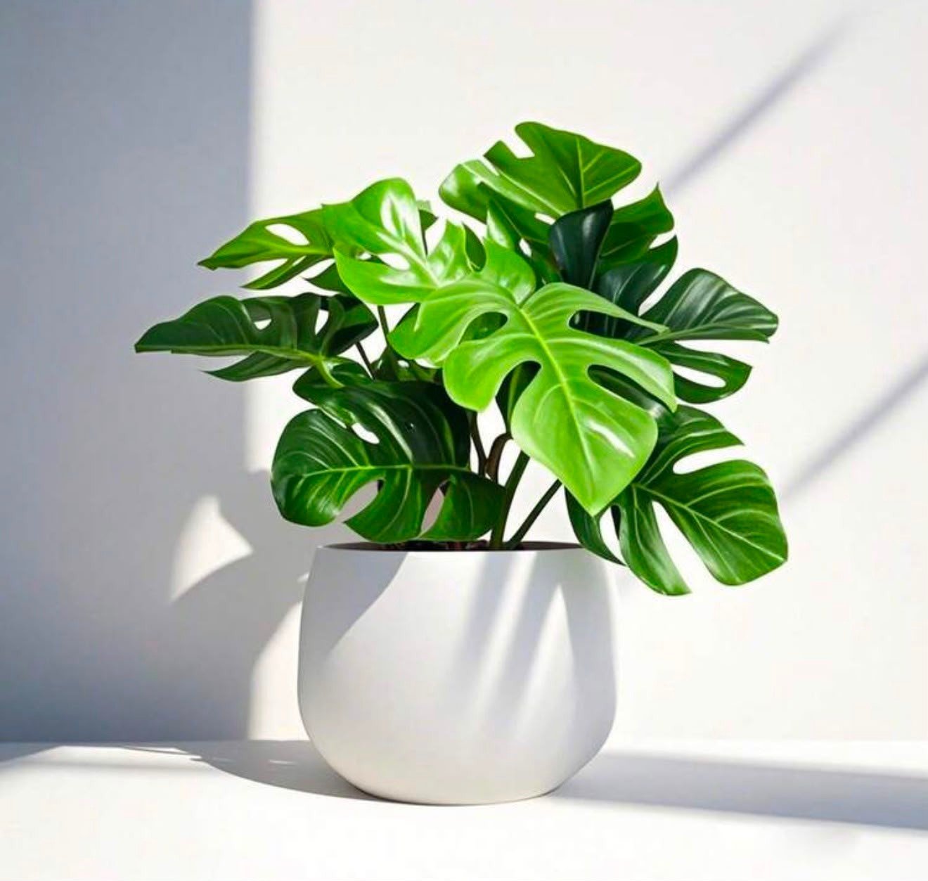 Artificial Turtle Back Leaf Potted Plant