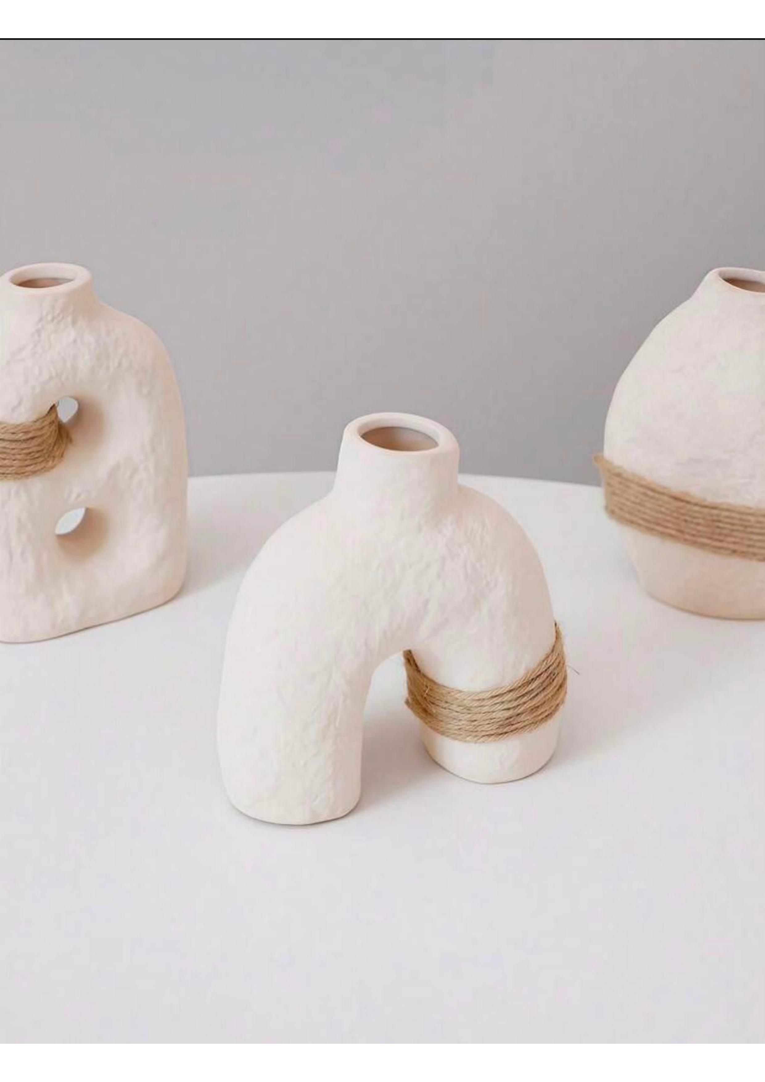 Braided Cream Vase — photo 3