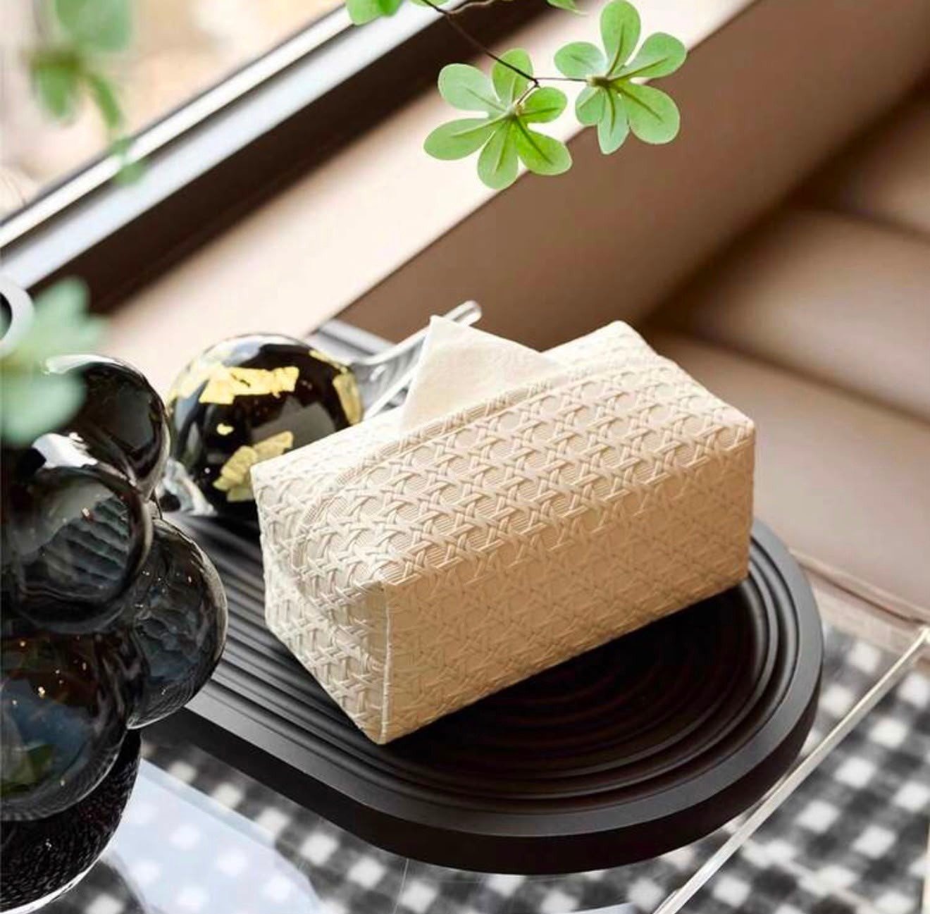 Leather Tissue Box