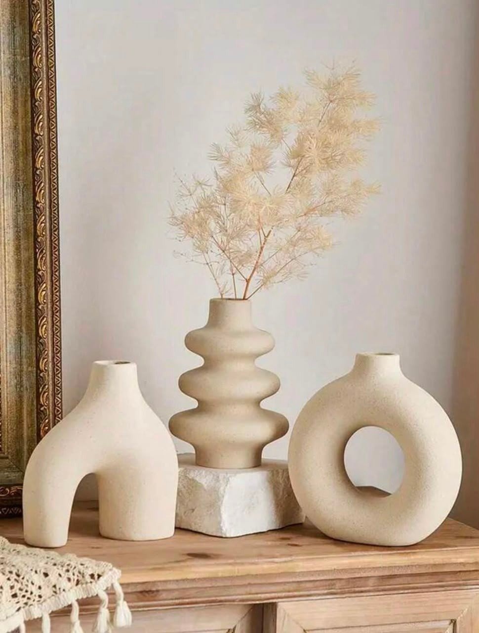 Simple Donut Vase — 3 Piece Set — photo 3